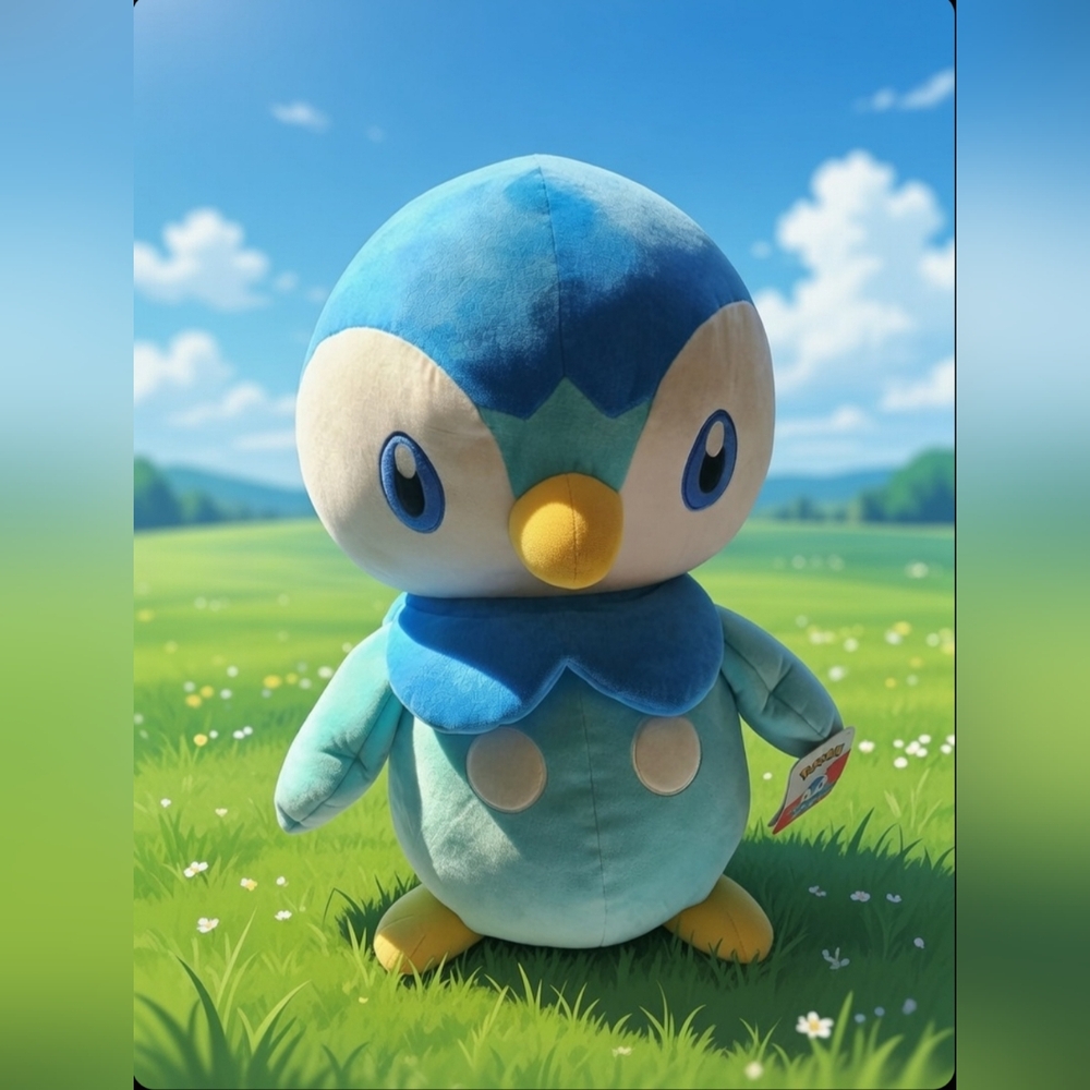 NWT Jumbo 24" Pokemon Plush Piplup By Jazwares
